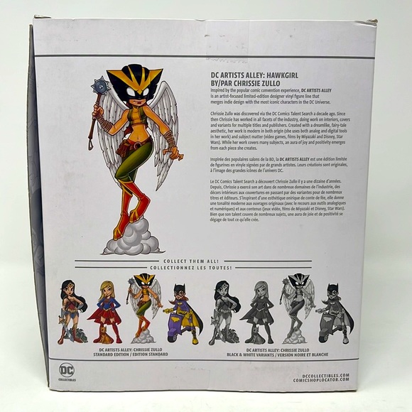 DC Collectibles Artists Alley: Hawkgirl by Chrissie Zullo Designer Vinyl Figure - Picture 5 of 8